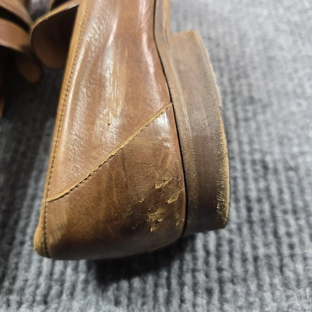 Gravati Loafers Mens Size 11 Brown Leather Slip On Dress Shoes‎ Hand Made Italy